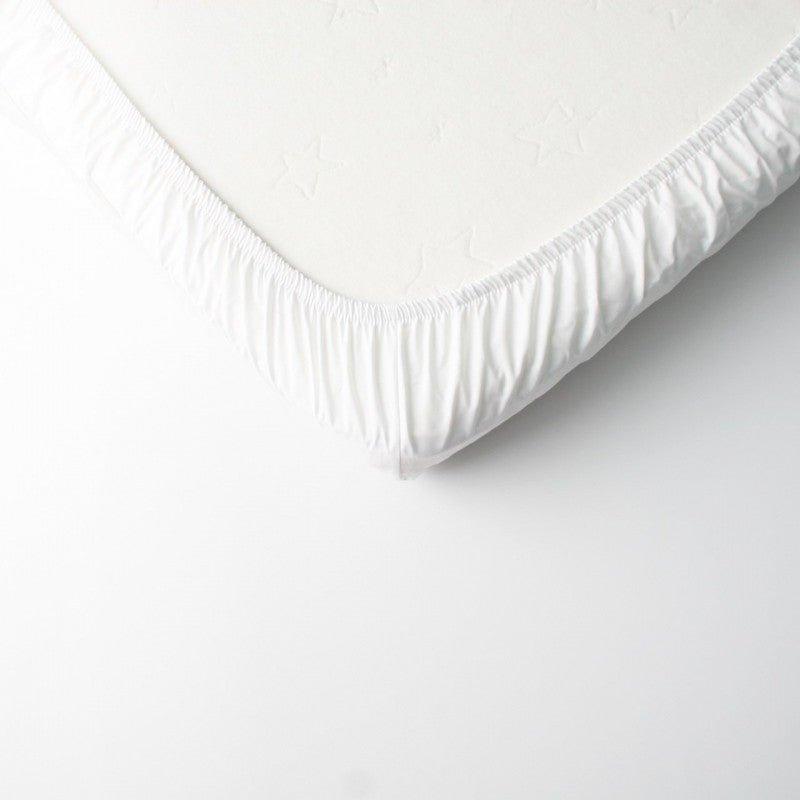 Bettgarnitur Set weiss Satin