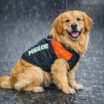 MIGLOR Hundejacke – illustrative Trageansicht Regen